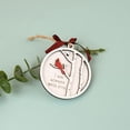 thumbnail image 2 of Round Wooden Red Bird Christmas Tree Decoration Pendants Ornaments for Christmas decoration Ornament New Year Xmas Kids Gift, 2 of 6