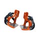thumbnail image 4 of Estribos para montar a caballo antideslizantes, ligeros, resistentes, de aluminio profesional. Naranja, 4 of 9