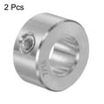 thumbnail image 3 of Uxcell 7/16" Bore 304 Stainless Steel Set Screw Shaft Collars, 7/8" OD, 7/16" Width 2 Pack, 3 of 6