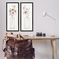thumbnail image 2 of Pink Blooms Bouquet Arrangement Botanical & Floral Graphic Art Black Framed Art Print Wall Art, Set of 2, 2 of 8