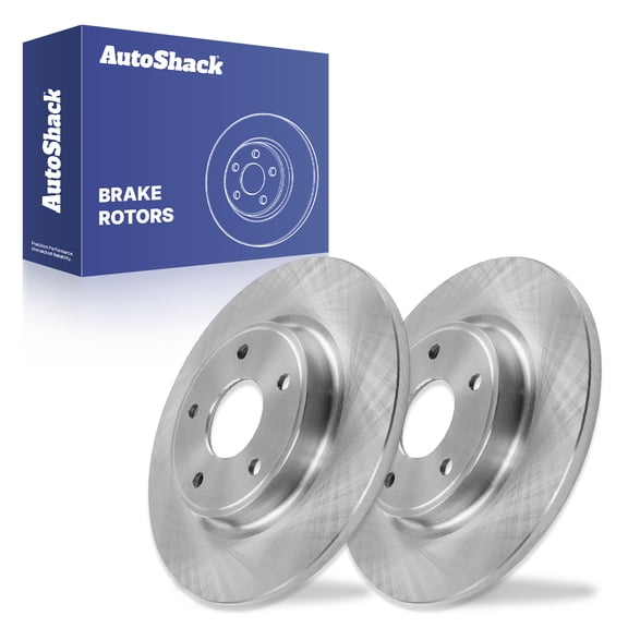 AutoShack Rear Brake Rotors for Chrysler, Pacifica 2017-2025 Voyager 2020-2025 Grand Caravan 2021-2025, FWD AWD V6 3.6L - 12.6" (320 mm), 6-Lug