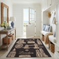 thumbnail image 3 of Safavieh Courtyard Gamal Novelty Indoor/Outdoor Area Rug, Black/Beige, 5'3" x 7'7", 3 of 9