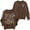 Brown, variant on Wildflower Graphic Sweatshirt for Women 2026 Trendy Casual Floral Printed Crewneck Sweatshirts Womens Pullover Top