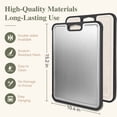 thumbnail image 4 of TINANA Double-Sided Titanium Cutting Board Set, Stainless Steel and Wheat Straw PP, Non-Slip, Juice Groove, Dishwasher Safe Kitchen Cutting Board, 4 of 6