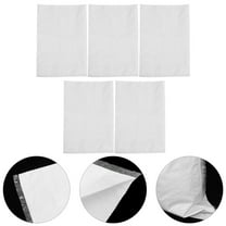 Mobestech 5Pcs Polythene Packing Bags White Empty Sandbags Flood Barrier Bags Heavy Duty for Outdoor Use