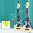 thumbnail image 7 of Kids Guitar Toy,Mini Guitar Toy,Kids Toy Ukulele Guitar,Kids Ukulele Beginner Musical Instrument 15 Inches with 4 Strings Mini Guitar for Skill Improving Kids Play Early Educational School Toddler, 7 of 7