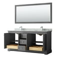 thumbnail image 6 of Wyndham Collection Wcv232372dcmunsm70 Avery 72" Free Standing Double Basin Vanity Set -, 6 of 7