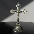 thumbnail image 2 of Wall Crucifix Catholic ian Cross Religious Jesus Figure Statue Bronze, 2 of 7