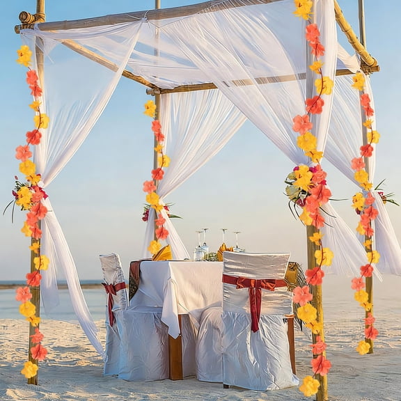 NWOKYZGH 3Pcs Artificial Cherry Blossom Vines Cherry Blossom Flower Garland Hanging Silk Cute Room Decor for Kawaii Bedroom Party Wedding Spring Home Decorations