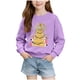 thumbnail image 2 of Cowsor Girls Sweatshirts Kids Cute Graphic Crewneck Pullover Tops Xmas Long Sleeve Holiday Shirts, 2 of 6