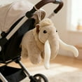 thumbnail image 7 of Woolly Mammoth Plush Toy - Realistic Stuffed Animal for Anxiety Relief & Sleep, Soft Educational Prehistoric Gift for Kids & Toddlers Yellow, 7 of 7