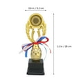 thumbnail image 2 of SKISUNO Custom Award Trophy Award Trophy Black Creative Design for Guests 1Pack, 2 of 3