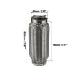 thumbnail image 3 of 60x200mm Car Exhaust Flexible Pipe Tubing Universal Exhaust Flex Joint Stainless Steel Silver Tone, 3 of 6