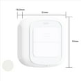 thumbnail image 3 of 6X Tuya WiFi Button Scene Switch Wireless Smart Light Wall Switch Low Power Consumption No Wiring for One Tap to Run, 3 of 7