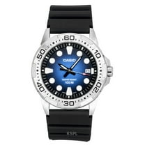 Casio Standard Analog Resin Strap Blue Dial Quartz MTD-140-2AV 100M Men's Watch