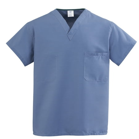 Georgia Bulldogs Black Scrub Top - ComfortEase Unisex Reversible V-Neck Scrub Top
