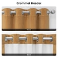 thumbnail image 5 of Half Price Drapes Signature Amber Gold Grommet Velvet Blackout Curtains (1 Panel), 50WX 108L, 5 of 8