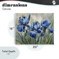 thumbnail image 4 of Stupell Industries French Country Drawn Blue Iris Flowers Canvas Art, 20 x 16, by Franklyn Gregory, 4 of 8