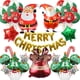 thumbnail image 2 of Globo de aluminio navideño 2025 con forma de Papá Noel, reno, árbol, muñeco de nieve, hombre de jengibre, decoración para fiestas navideñas, 2 of 5