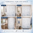 thumbnail image 6 of Sea Turtle Shower Curtain, Coastal Beach Decorative Fabric Bathroom Curtain Set with 12 Hooks, 71 x 71 Inch, 6 of 10