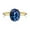 Blue, variant on Sparkling 3 Carat Moissanite Rings for Women D Color VVS1 Clarity Oval Cut S925 Sterling Silver Lab Created Diamond Rings Anniversary Wedding Promise Ring with Certificate