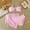 Pink, variant on Laipiong Girls 3 Piece Swimwear Long Sleeve Rash Guard Swim Shirt with Bikini Bottom and Skirt for Sun Swimming Pool Beach Vacation Bathing Suits