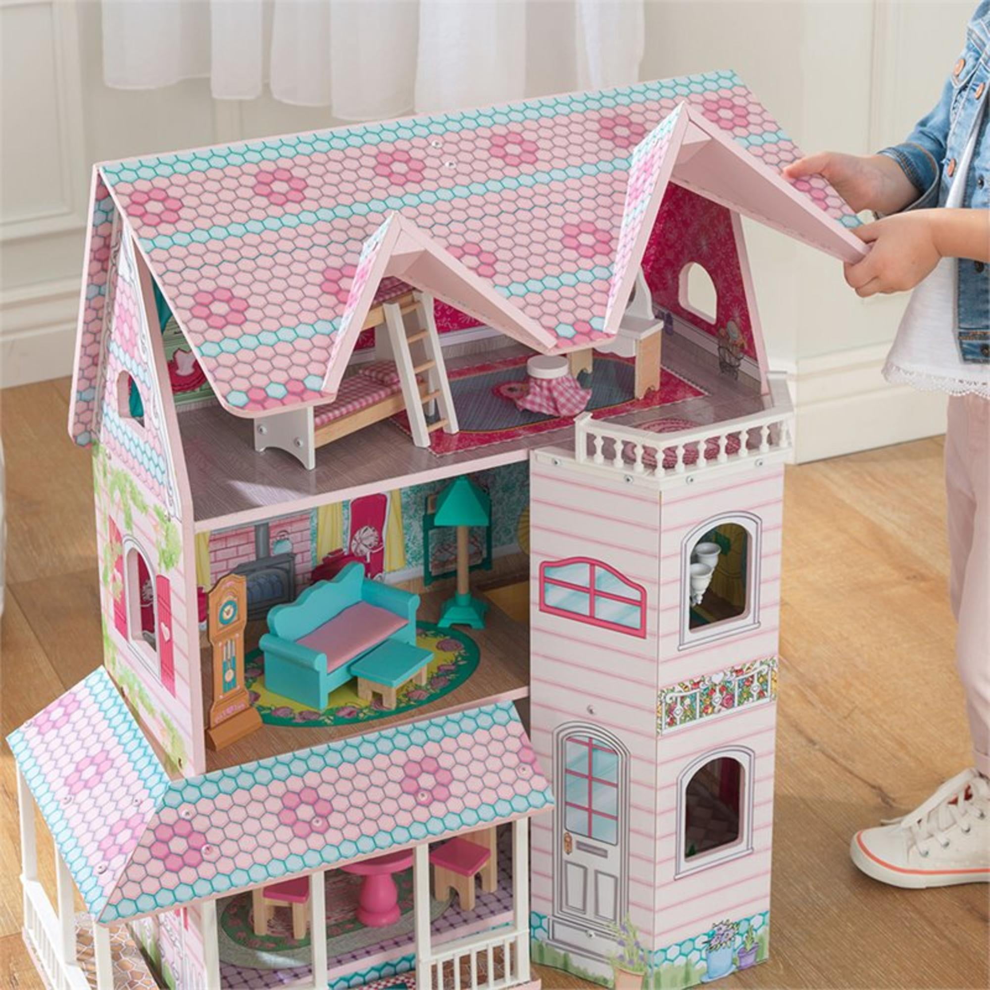 pink victorian dollhouse