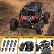 Contixo HC4 Off-Road UTV RC Car, 1:16 Scale Remote Control Cars with 4WD for Kids and Adults, Red