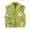 Yellow, variant on Toddler Girls Sherpa Fleece Vest Zip-Up Cartoon Print Sleeveless Plush Cute Jacket Vests with Pocket Red, Size 3 Y