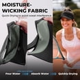 thumbnail image 4 of Visera solar Sukeen Sports ligera, plegable y refrescante, negra, 4 of 6