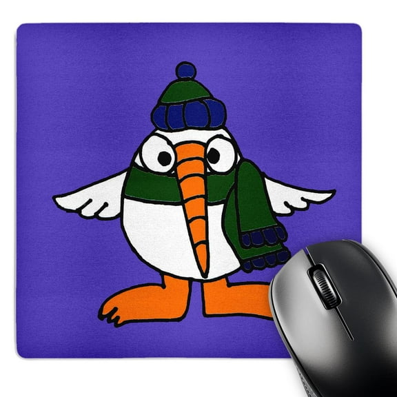 3dRose, Funny Snowbird Cartoon, MousePad