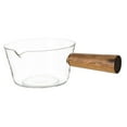 thumbnail image 4 of AURARMLET Borosilicate Glass Cooking Pot with Even Heat Distribution for Travelers 1 Pc, 4 of 8