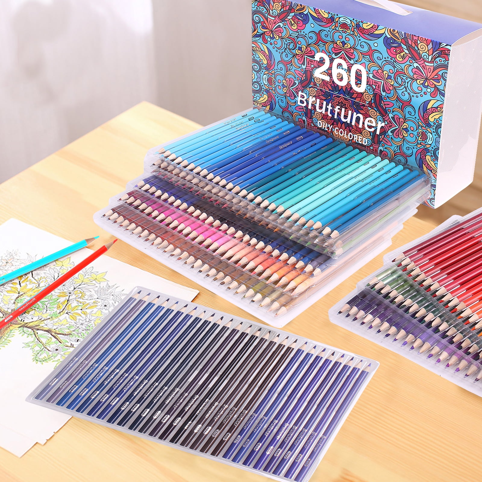 Buy 520 Coloring Pencils for Adults Coloring Books,Colored Pencils Set for  Artists Drawing,Sketching,Double 260 Drawing pencils Art Supplies Gift for  Parents Kids Couple Online at desertcartKUWAIT