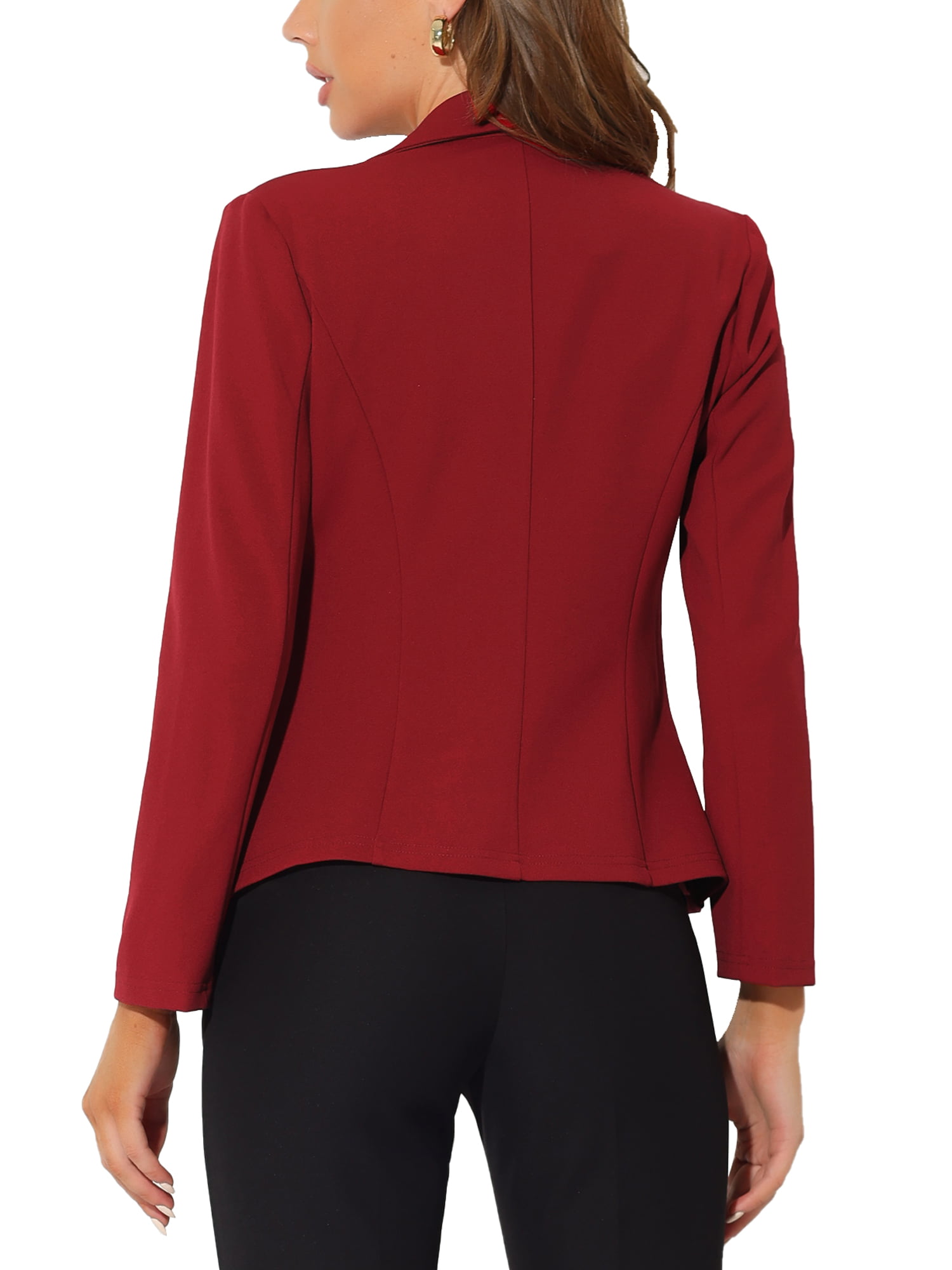Crush Joseph Banks Commander Unique Bargains Women's Office Work Lapel Collar Stretch Jacket Suit Blazer  - Walmart.com