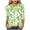 Green, variant on St Patricks 3/4 Sleeve Day Shirt Women 2026 Casual Plus Size Irish Clover Shirts Funny Saint Patrick's Tunic Tops (Sky Blue, XXL)