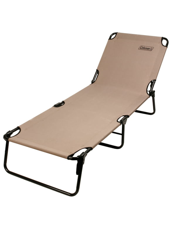 Coleman Convertible Cot and Lounge Chair with 6 Reclining and Folding Positions