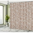 thumbnail image 4 of Ambesonne Vintage Shower Curtain, Floral Swirls of Victorian, 69"Wx70"L, Pearl Camel, 4 of 4