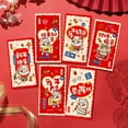 thumbnail image 5 of Sulaicai 6Pcs Chinese New Year Red Envelopes 2026 Lucky Money Envelopes Hong Bao Red Packets for Chinese Lunar Year Spring Festival Wedding Birthday Party Blessing Gift, 5 of 8