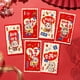 thumbnail image 5 of Juego de 6 Sobres Rojos Del Festival de Primavera | Diseño Del Año Del Caballo | Papel Artístico Grueso | Resistente Al Desgarro | Tinta Segura y No Tóxica | Ideal para Regalos Del Año Nuevo Lunar, p, 5 of 6