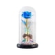 thumbnail image 2 of Flores artificiales Rosa, Lámpara LED en una de cristal Lámpara de mesa Hecha a mano Luminosa Única eterna para la decoración del , Azul perfecl Flores eternas, 2 of 8