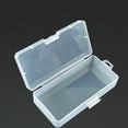 thumbnail image 2 of Transparent Rectangle Plastic Storage Box Screw Holder Case Organizer Container, 2 of 7