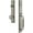 Satin Nickel, variant on Grandeur Fifth Avenue C Grip Single Cylinder Handleset with Parthenon Interior Knob
