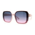 thumbnail image 2 of Womens Diva Rectangle Designer Butterfly Fashion Sunglasses Pink - Black Pink, 2 of 4