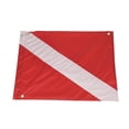 thumbnail image 3 of Seachoice Vinyl Diver Down Flag, Boat Diving Flag, Removable Stiffener, 20 In. X 24 In., 3 of 5