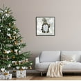 thumbnail image 2 of Stupell Industries Gnome For Christmas Phrase Graphic Art Black Framed Art Print Wall Art, Design by Livi Finn, 2 of 7