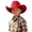 Red, variant on PMVFHDE Adjustable Western Cowboy Hat For Boys Girls Daily Outdoor Adventures Ages 6-12