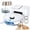White-2, variant on GOOVI Robot Vacuum and Mop Combo with 3D Home Mapping, Self-Emptying Base for 70 Days, 220 Mins Runtime, Pet Friendly Anti-Tangle