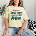 thumbnail image 2 of Proud Mom Of A Basketball Player, Butter Comfort Colors T-Shirt, 3XL, 2 of 3