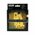 thumbnail image 5 of Modgy Gustov Klimt The Kiss Silicone Cocktail / Drink Coasters - Set of 4, 5 of 6
