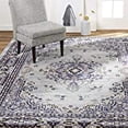 thumbnail image 2 of Home Dynamix Premium Sakarya Traditional Medallion Border Area Rug, Silver, 7'8"x10'7" Rectangle, 2 of 3